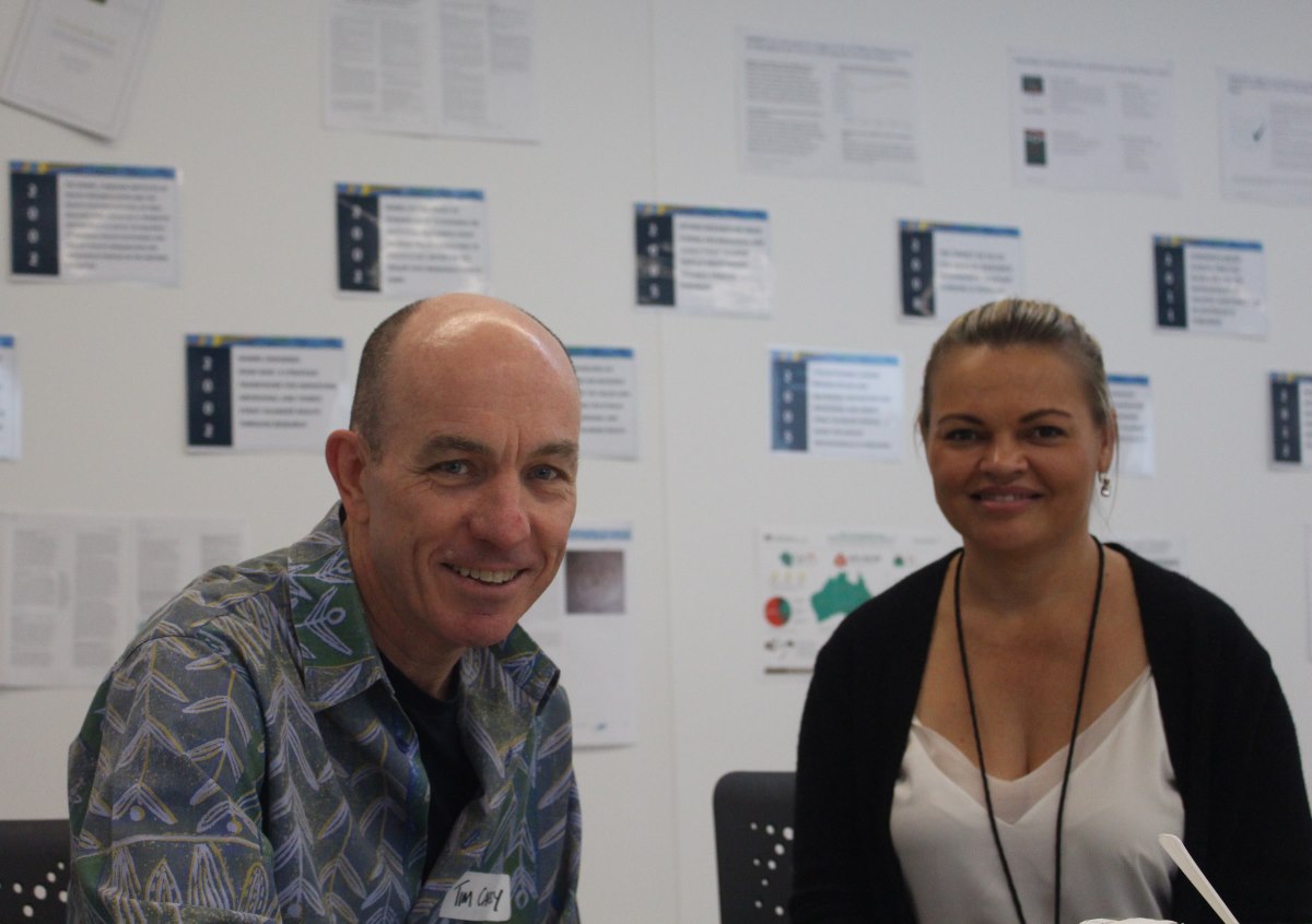 Professor Tim Carey and Tanja Hirvonen, Centre for Remote Health
