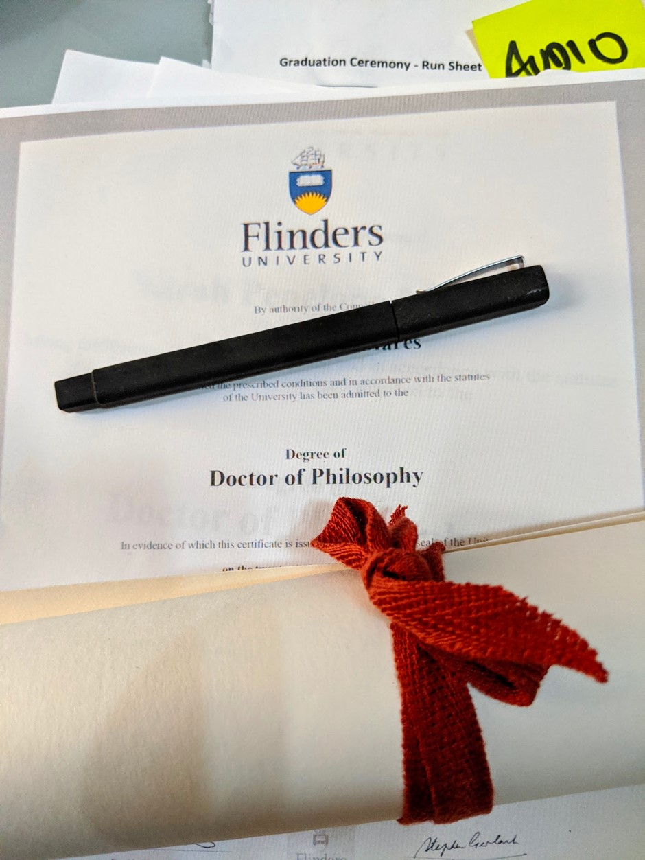 phd by prior publication flinders