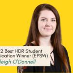 Kayleigh O’Donnell – 2022 EPSW Winner of the Best HDR Student Publication