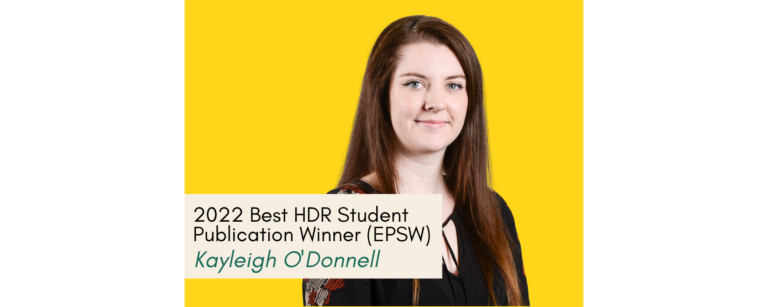 Kayleigh O’Donnell – 2022 EPSW Winner of the Best HDR Student ...