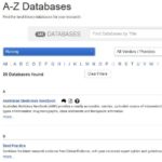 A-ZDatabases