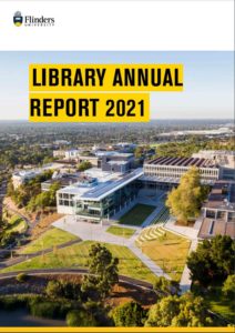 Front cover of the library annual report