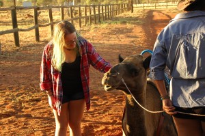 Me with a camel in Alice Springs