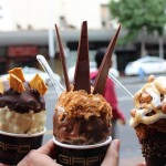 Amazing gelato creations at Giapo, a famous gelato store in Auckland