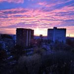Utrecht sunset from my bedroom window