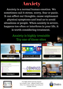Digital Resources for Anxiety