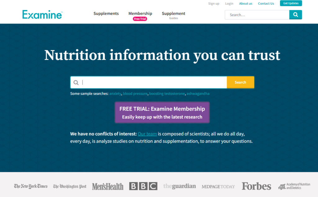 to learn about which supplements work and for what