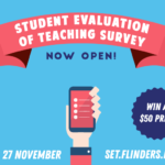 Student Evaluation of Teaching (SET) surveys are open